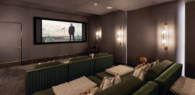 Residents' private cinema