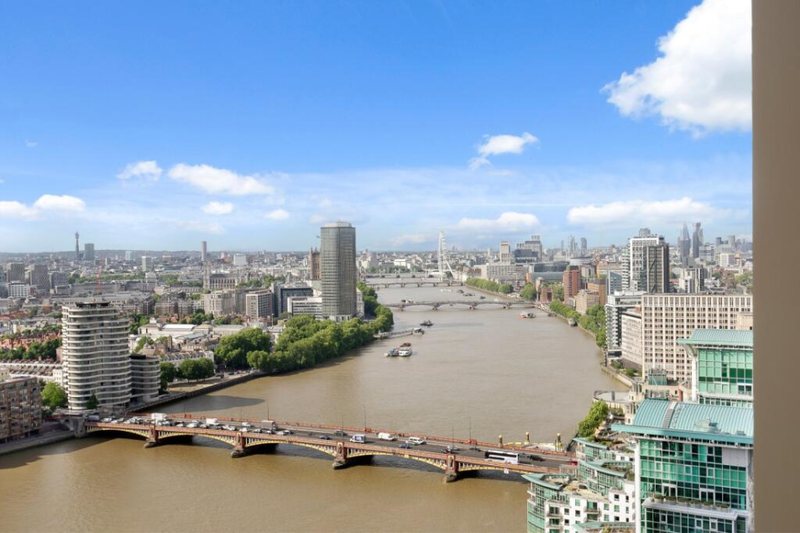 View along the River Thames