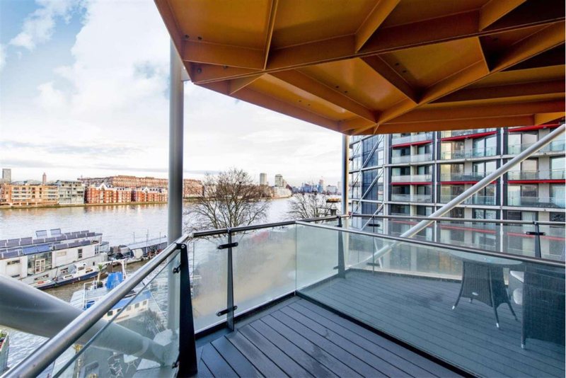 Balcony overlooking the River Thames