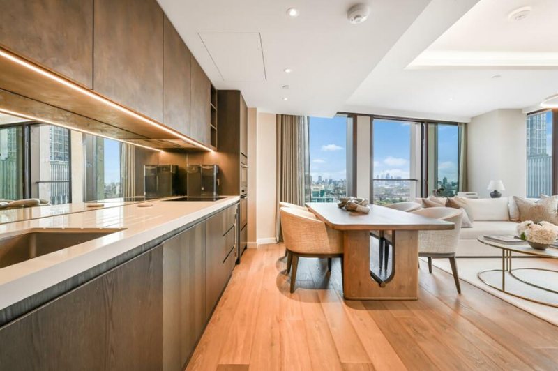 Kitchen and dining area