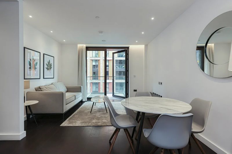 Living and dining area